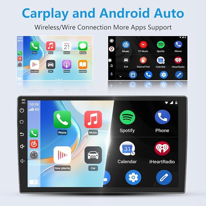 Junsun 5G WiFi (64GB ROM) Car Radio Stereo for Dodge Ram 1500 2500 3500 2013-2019,Wireless Wire CarPlay/Android Auto,9" HD Screen Support Cargo Rearview,GPS DSP RDS BT 5.0 AM/FM Auto AC