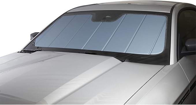 Covercraft UVS100 Custom Sunscreen | UV11437BL | Compatible with Select Audi Models, Blue Metallic