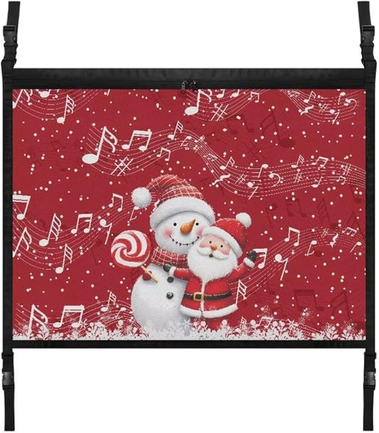 Auto Seat Storage Hanging Bag Santa Claus Snowman Multi-Purpose Seat Organizer for Vehicle Passenger Seat Organization and Storage One Size