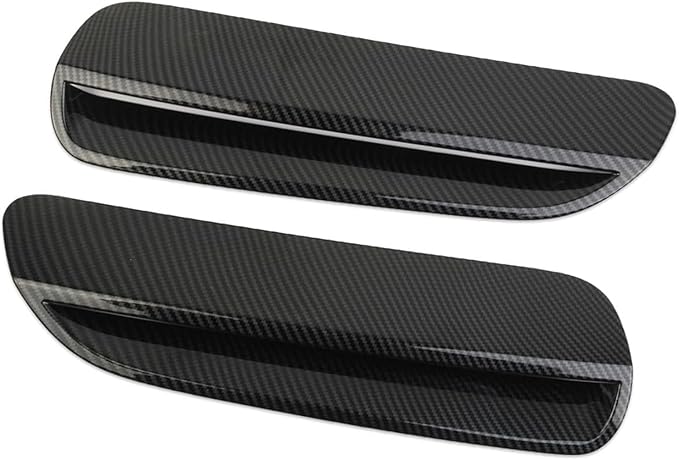 Car Engine Hood Air Outlet Vent Cover Trim Compatible with Pontiac G8 08-09/Holden Commodore 06-12 Car Front Engine Hood Vent Air Flow Intake Body Moulding Protection Cover decoration (carbon fiber)