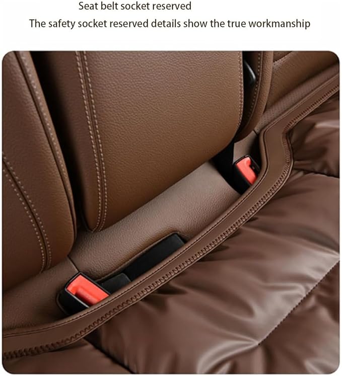 Car Seat Cushion,Personalized Lumbar Support Cushion (White,Single Seat Cushion)