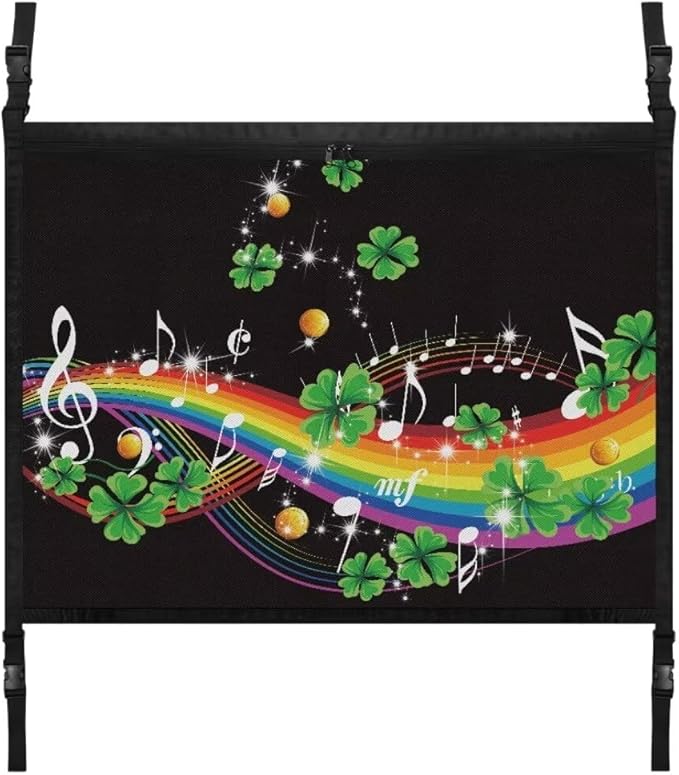 Rainbow Grass Car Roof Storage Bag Car Storage Bag Organizer Multi-Purpose Car Bag Storage Box Organizer Pouch Pocket Large Capacity Storage for Small Items