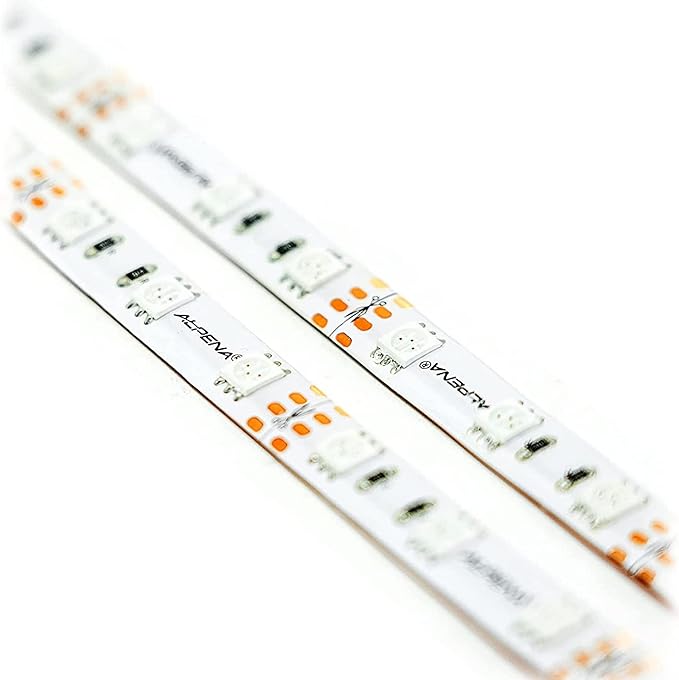 Alpena MAX LED Light Strip Starter Kit – EZ-Link Modular 12V Plug-and-Play Lighting for Cars & Trucks, Interior/Exterior Stick-On Light Bars, 2×12” Weatherproof Strips, White