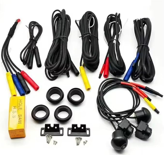 BY-J 360-Degree Panoramic Camera System for Android, 3D 1080P, with Mounting Accessories and Video Cables (360 Camera-1080P)
