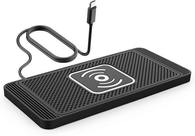 Wireless Car Charger Pad for Nissan Armada 2005-2026, Type-C/USB 15W Car Wireless Charger Non-Slip Cordless Charging Mat Car Accessories, B-30cm Type-C Interface