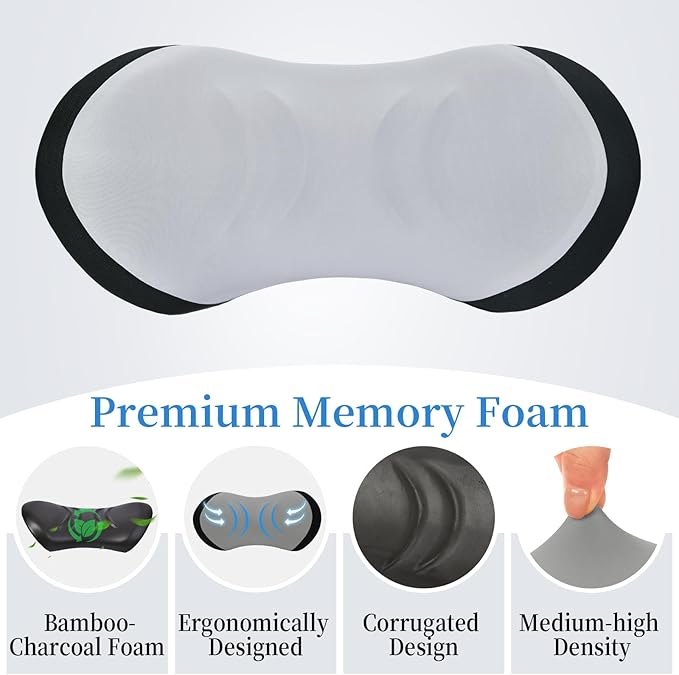 Lumbar Support Pillow for Office Chair - Lumbar Pillow for Car - Ergonomic Lumbar Support Pillow for Car Back Support Cushion