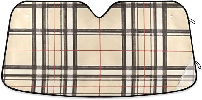 Sun Shade for car Windshield Reflective Windshield polarisado para carro Colorful Plaid Texture File