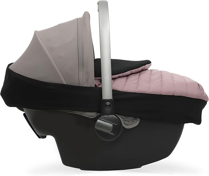Little Unicorn Winter Car Seat Cover | Premium Insulated Fabric | Universal Fit & Easy to Install | Travel Bag Included (Mauve)