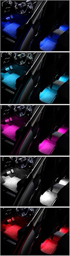 HIGH FLYING for Honda CRV CR-V 2023-2026 Car Interior Accessories Multicolor Under Dash LED Footwell Ambient Light ABS Kit