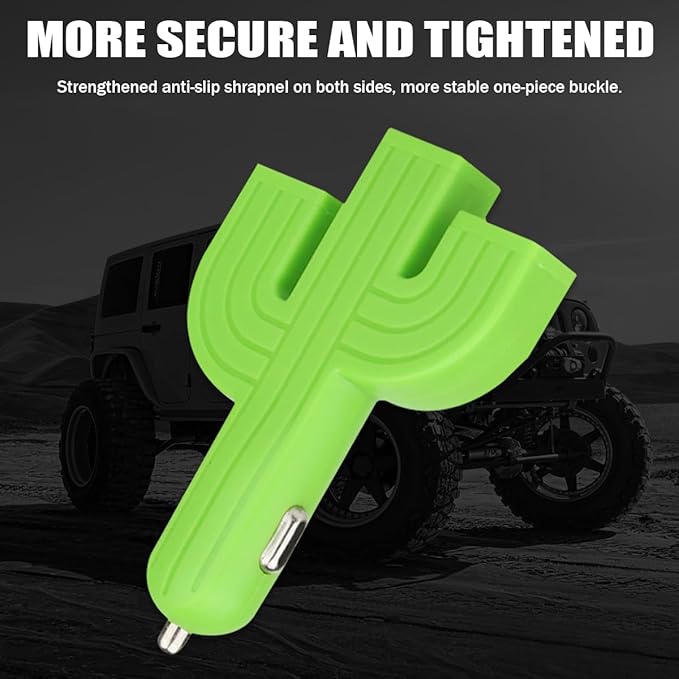 Ankuee Cactus 3USB Car Mount Charger, 12-24V Three Port Automotive Phone Charger Adapter, Compatible with 8 11 12 Plus Pro Max S9 S10 Note9, Universal for SUV, Truck, RV, Van, Office, Home