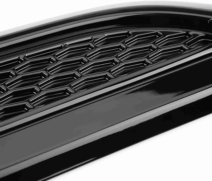 Exterior Hood Air Vent Outlet Wing Trim ABS Plastic Hood Air Vent Trim Replacement for 2012-2018 Sport 2014-2018 Discovery 4 2010-2016 2 2007-2014 (All Black)