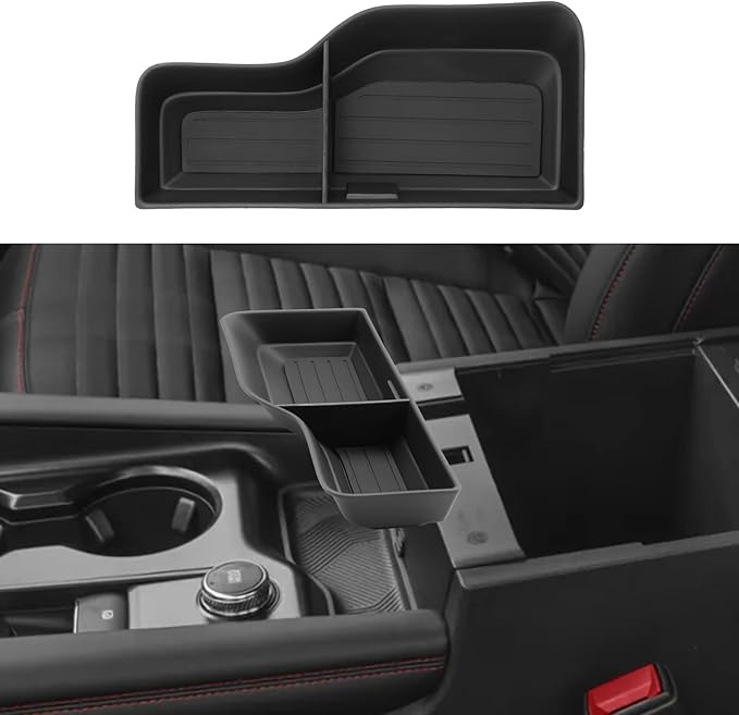 ECOZEN 2026 Ford Explorer Center Console Organizer - for 2025-2026 Ford Explorer Console Organizer Tray - Compatible with 2025-2026 Explorer Interior Accessories Armrest Organizer ABS