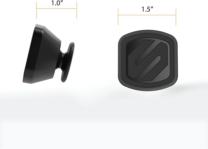 Scosche MMDSD-RP MagicMount™ Select Mini Magnetic Car Phone Holder - Strong Magnet Mount for iPhone and Android - Secure Magnetic Cell Phone Mount for Car Dash - Universal 360° Mobile Cellphone Holder