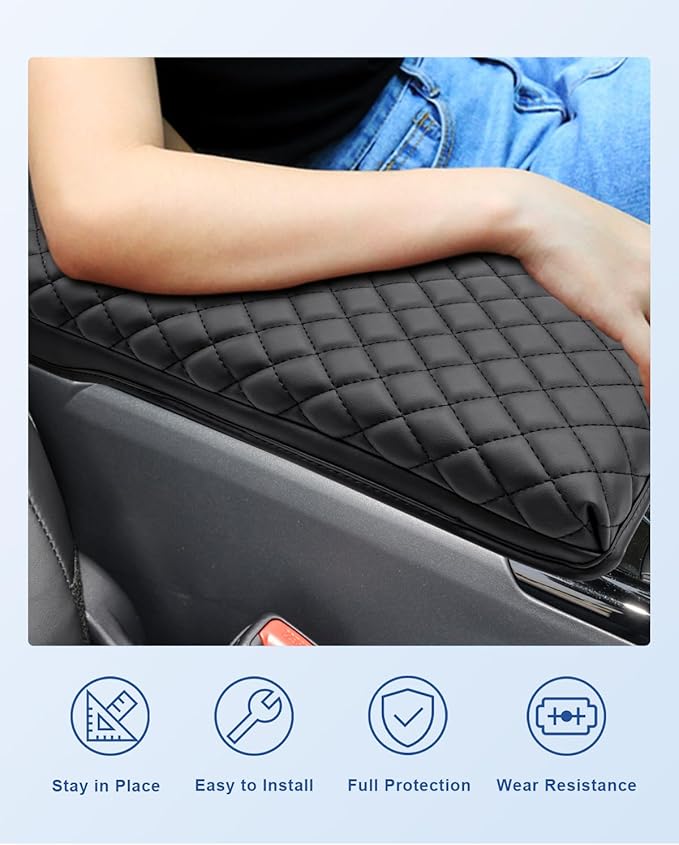 CDEFG for 2025 2026 Toyota Camry Accessories Armrest Cover for 2025 2026 Toyota Camry(XSE/XLE/SE/LE) Center Console Cover Middle Console Pad Arm Rest Central Consola Cushion Seat Box Cover