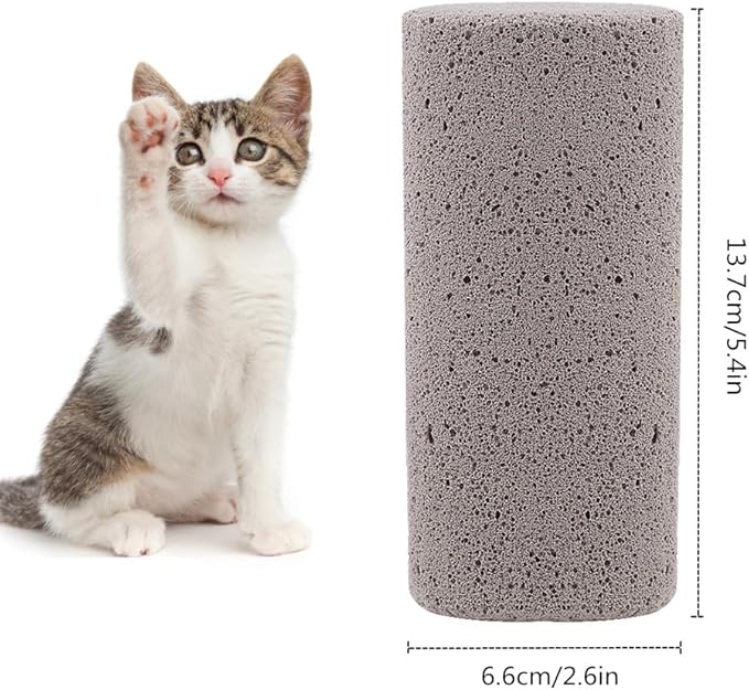 2 Pack Pet Hair Remover for Cat Hair Removal, Pet Fur Remover Pumice Stone for Dog Hair Removal, Remove Dog Cat Hair Quickly from Carpet, Furniture, Car, Bedding and Clothing