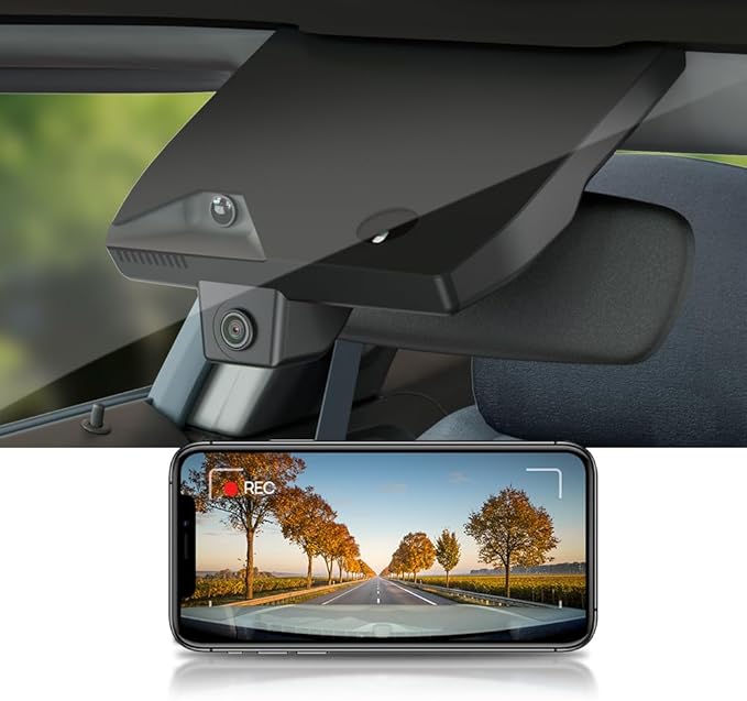 Fitcamx 4K Dash Cam for 2026 Hyundai IONIQ 9 (HD2-GO010), OEM Factory Look, UHD 2160P Video, Built-in WiFi & APP, Loop Recording, G-Sensor, Night Vision, Plug & Play (10Pin or 12 Pin), 64GB Card