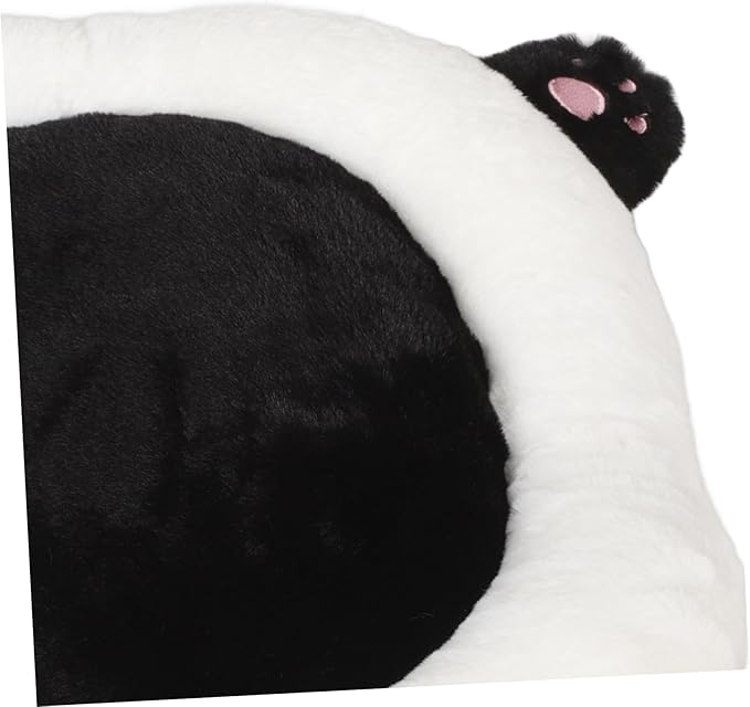 GLEAVI Cute Panda Car Seat Cushion Lumbar Support Pillow for Adults Pads for Cars Trucks Suvs Fun Cartoon Design for Enhanced Comfort and Easy Cleaning