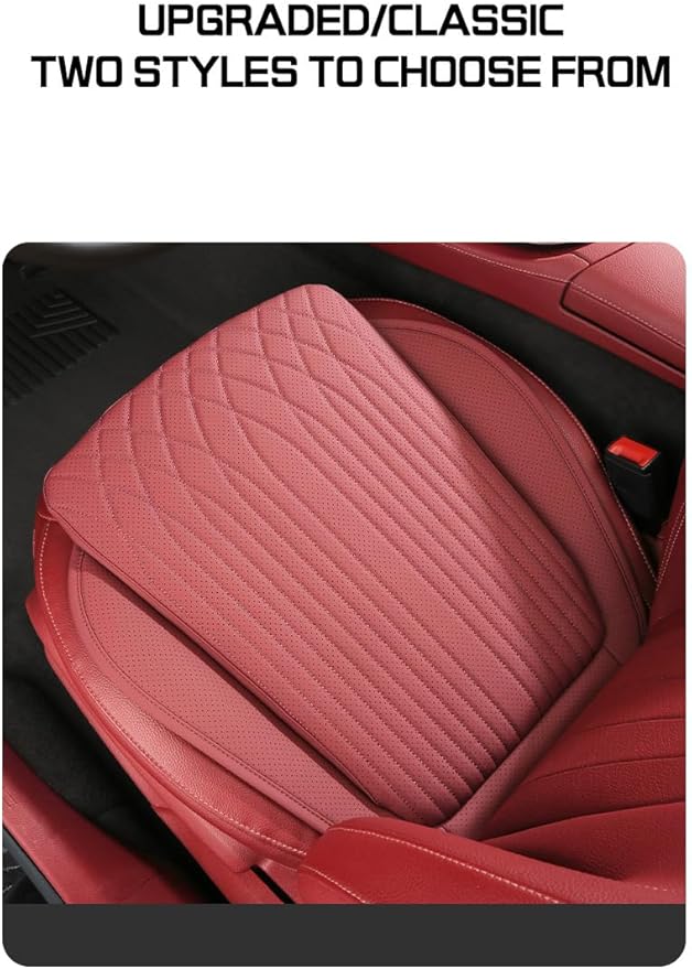 Car Seat Cushion Fit for BMW Accessories Front and Rear Seat Pad for Car Driver Seat Office Chair Cushion Red(1PC)