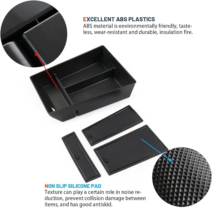 2026 X5/X6/X7 Center Console Organizer for 2020-2026 BMW X5/X6/X7 Accessories Middle Console Organizer X5/X6/X7 Armrest Storage Box Compatible with 2020 2021 2022 2023 2024 2025 2026 BMW X5/X6/X7