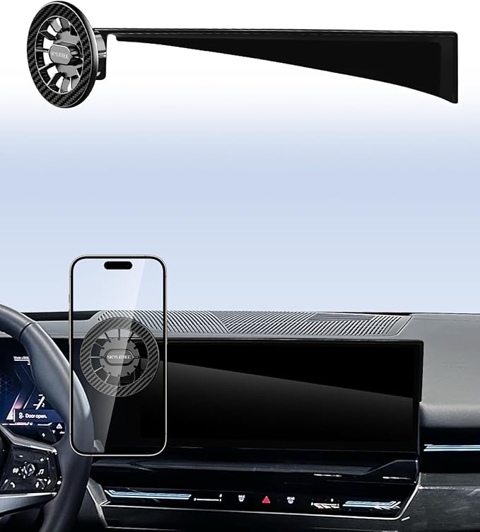 SKYLOTEC Car Phone Holder for BMW 5 Series i5 530i 540i xDrive eDrive40 M60 2024 2025 2026 Accessories Automobile Cradles Magnetic Phone Mount Compatible with MagSafe, Strong Magnets Cell Phone Base