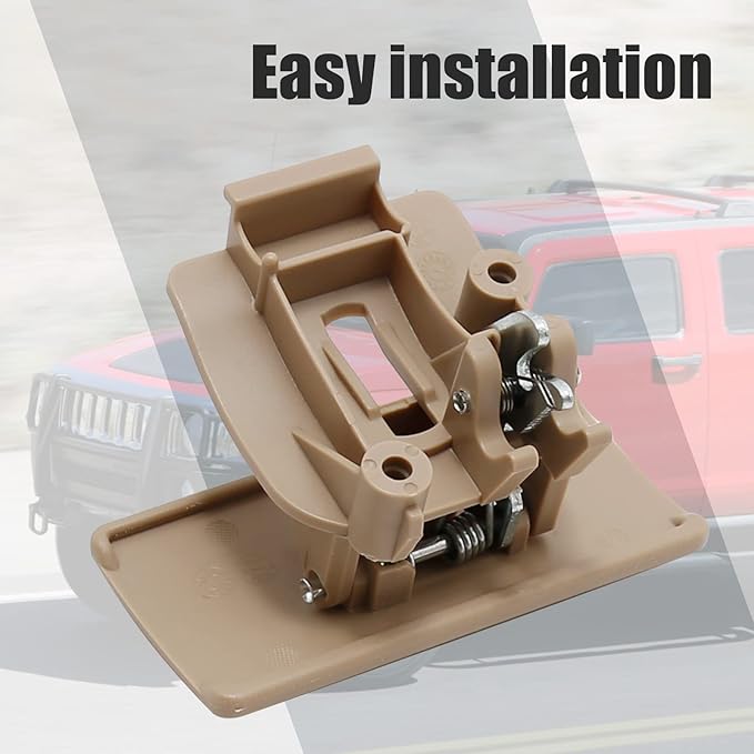 10391625 Glove Box Latch Compartment Door Handle Compatible with Chevy Colorado GMC Canyon 2004-2012 Compatible with Hummer H3 2006-2010 Front Glove Box Door Lock Opening Handle (Khaki)
