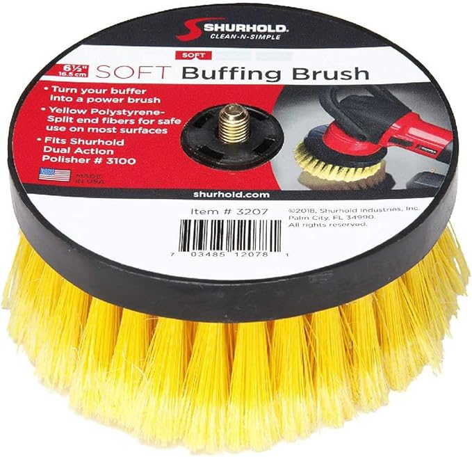 Shurhold 6-½" Soft Brush f/Dual Action Polisher