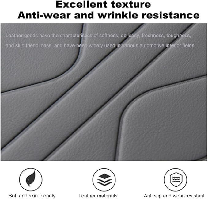 Center Console Armrest Cover Compatible with GMC Sierra1500/2500/3500 2019 2020 2021 2022 2023 2024 Leather Car Armrest Cushion Pad Protector Black Interior Accessories,Beige
