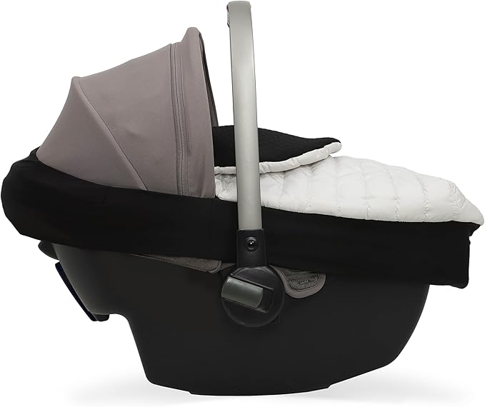 Little Unicorn Winter Car Seat Cover | Premium Insulated Fabric | Universal Fit & Easy to Install | Travel Bag Included (Pearl)