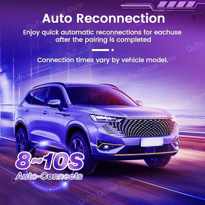 CarlinKit CP2A Pro AI Box – Convert Wired CarPlay to Wireless & Android Auto Supports Mainstream Streaming Video(Built-in)