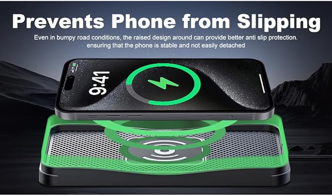 Wireless Car Charger Pad for Kia K5 2021-2026, Type-C/USB 20W Car Wireless Charger Non-Slip Phone Charging Pad Car Accessories,B 30cm Cable USB Plug