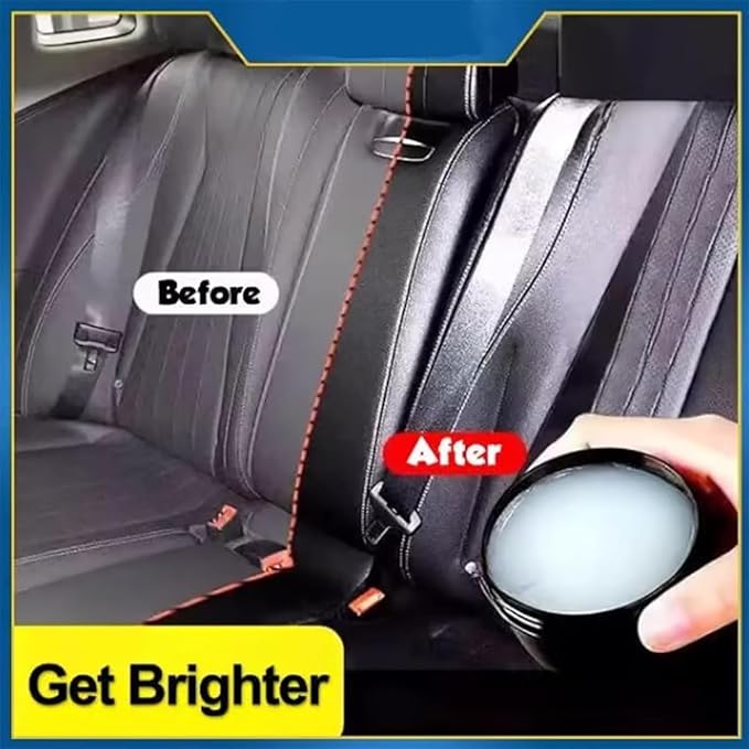 Leather Maintenance Cream for Cars, Leather Repair Kit Car Interior, Interior Leather Cleaning Cream, Car Leather Conditioner Oil Paste (1Pcs)