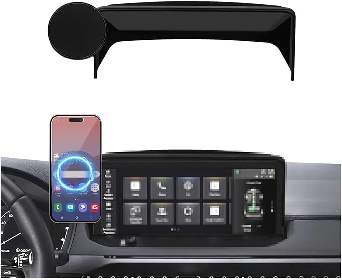 Car Phone Holder for 2018-2022 Honda Accord Accessories 8-inch Screen Fixed Clip, Magnet Cell Phone Mount Compatible with MagSafe, Hand-Free 360° Rotation Phone Automobile Cradles Not Affect Air Vent
