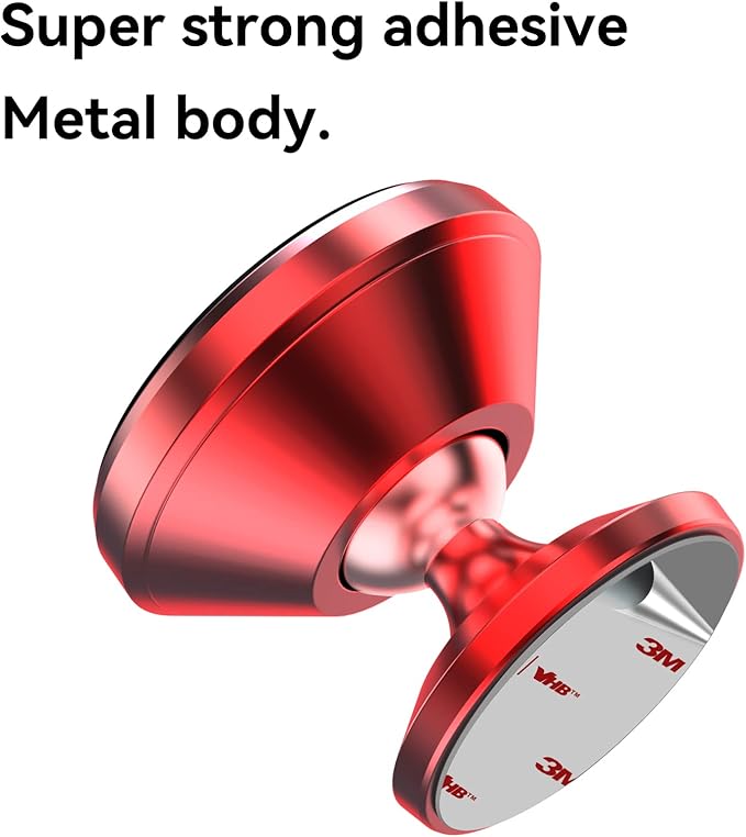 Coolpow【2 Packs Magnetic Phone Holder for Car【Strong Magnet】 Phone Holders for Your Car Phone Holder Mount【4 Metal Plate】 Universal Car Accessories for Women Men for iPhone Samsung Speakerphones