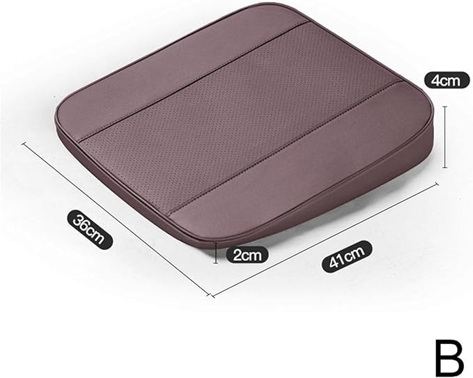 Comfortable Car Seat Cushion with Lumbar Support - Breathable Slip Booster Cushion for Office and Car Use
