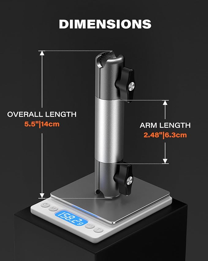 APPS2Car Heavy Duty Magnetic Cup Phone Holder Mount | Aluminum Arm | Dual Ring N55 Magnets | Fits 3"-4" Cup Holders, 20mm Ball Joint | Compatible with MagSafe iPhone, Samsung, Smartphones