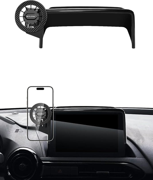 Car Phone Holder for Mazda 3 2014-2016/CX-3 2016-2021/MX-5 MX5 Miata 2016-2023 Accessories 7-Inch Screen Fixed Clip, Automobile Cradles Magnetic Phone Mount Compatible with MagSafe, Magnets Phone Base