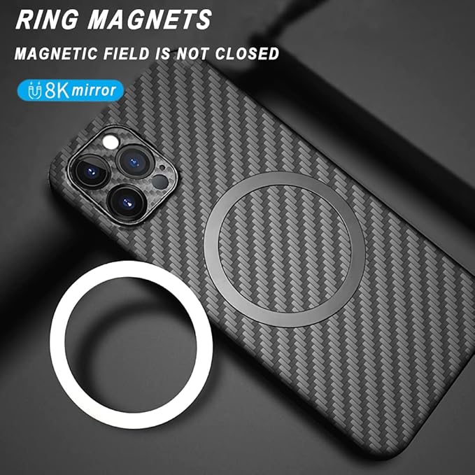 6 Colors Universal Metal Rings Compatible with Magsafe Magnetic Wireless Charger, Adapter Ring Sticker for Cell Phone Case Magnet Wireless Charging, Compatible with iPhone 16/15/14/ Samsung Galaxy