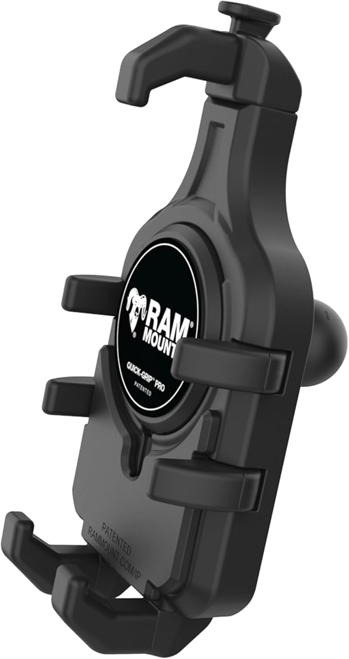 RAM MOUNTS Quick-Grip Pro Phone Holder with B-Size (1") Ball RAM-HOL-PD5BU