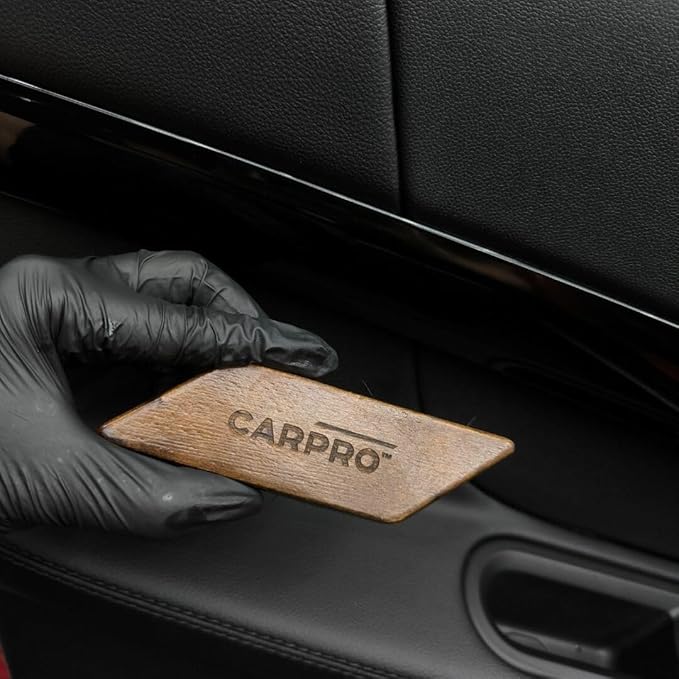 CARPRO Leather Brush - Cleaning Brush for Car Interior Upholstery, Leather Seats, Furniture, Couch, Sneakers, Boots, Bags & More [Works on Natural, Synthetic, Vinyl, Fabric] - (1 Pack)