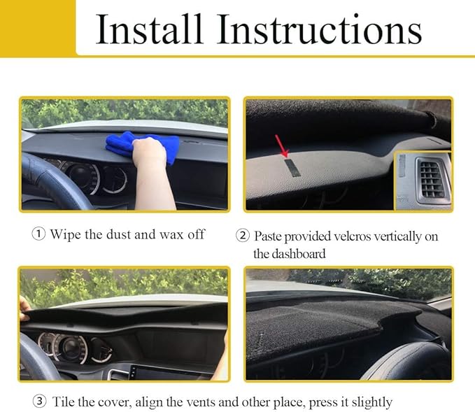 Dash Cover Mat Custom Fit for Honda Pilot Dashboard Cover Cap Pad Carpet Protector F207 (Dark Gray)