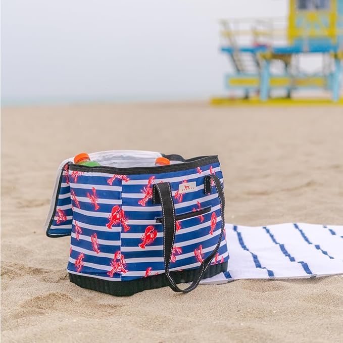 SCOUT The Stiff One - Large, Soft, Lightweight, Insulated Cooler with Hard Bottom, Beach, Family, Travel, Picnic Cooler