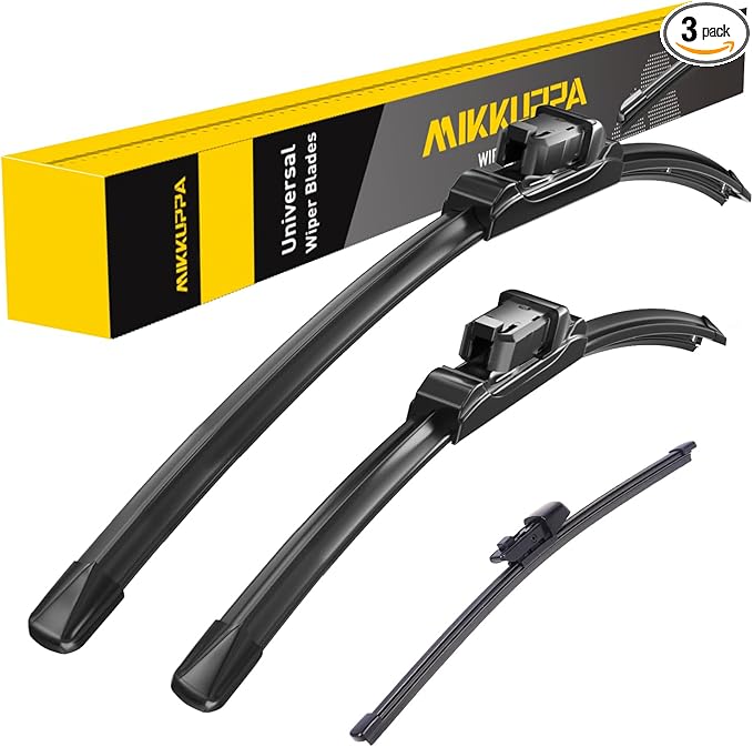 MIKKUPPA 28"+18"+11" Windshield Wipers Blades Replacement for 2021-2024 Volkswagen ID.4, Top Lock Front & Rear All Season Wiper Blades Set(Pack of 3)