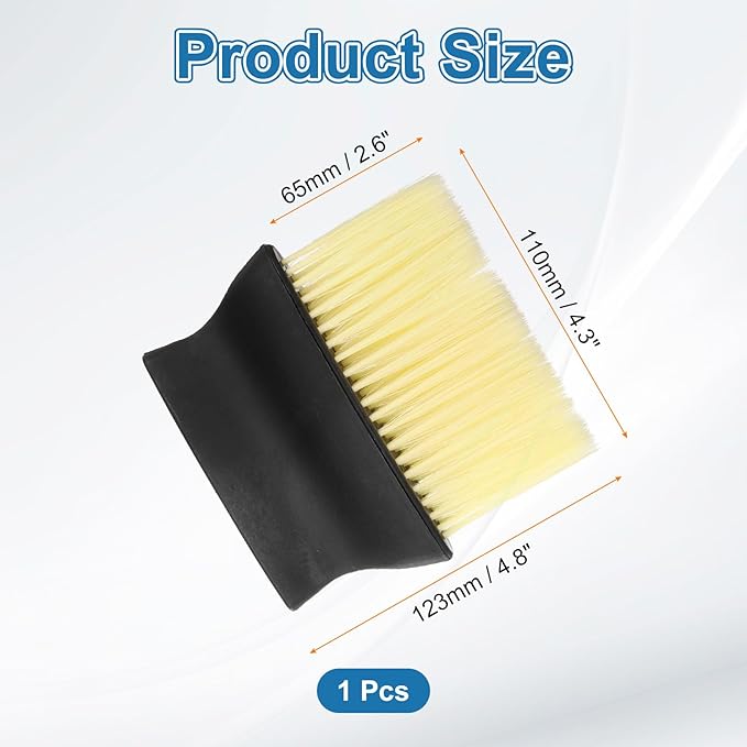 HARFINGTON Auto Interior Dust Brush Car Cleaning Brush Duster Soft Bristles Car Detailing Brushes for Auto Dashboard Air Conditioner Vents Leather, Yellow
