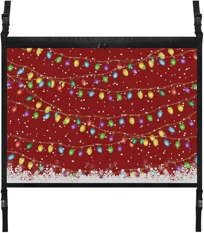 Christmas Lights Car Roof Storage Bag Car Seat Storage Hanging Bag Premium Car Seat Organizer One-Size-Fits Tidy Pouch Pocket Storage for Small Items
