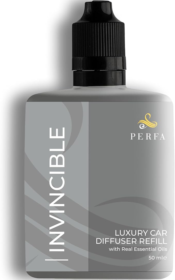Inspired by Invitus Car Air Fresheners (Refill) | Premium Scented Air Fresheners for Men | 50ml Automotive Diffuser Oil Refill | 3 Months Freshener Long Lasting | Masculine Car Pefume by Perfa
