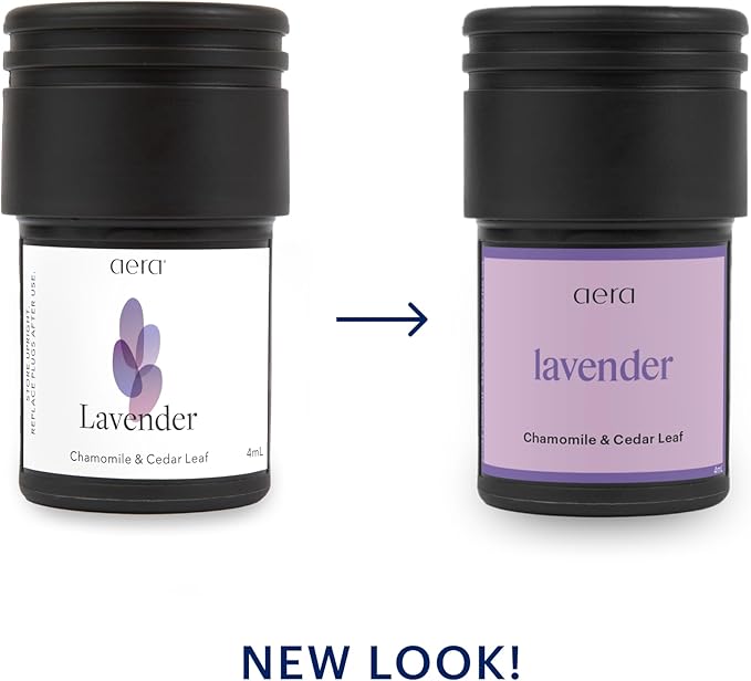 Aera Go Lavender Car Fragrance Scent Refill - Notes of Chamomile and Cedar Leaf - Works with the Aera Go Diffuser for Car