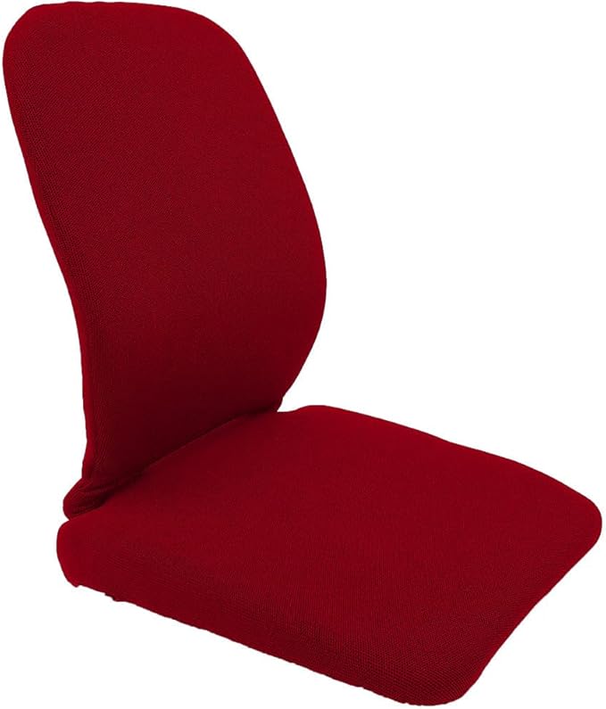 McCarty's SacroEase MSE4-RED – Black Lumbar Back Support Car Seat Cushion with Red Colored Cover – Black Sacro Wedge Lumbar Support for Car Seat use - 16 in. x 15 in. x 19 in. in.