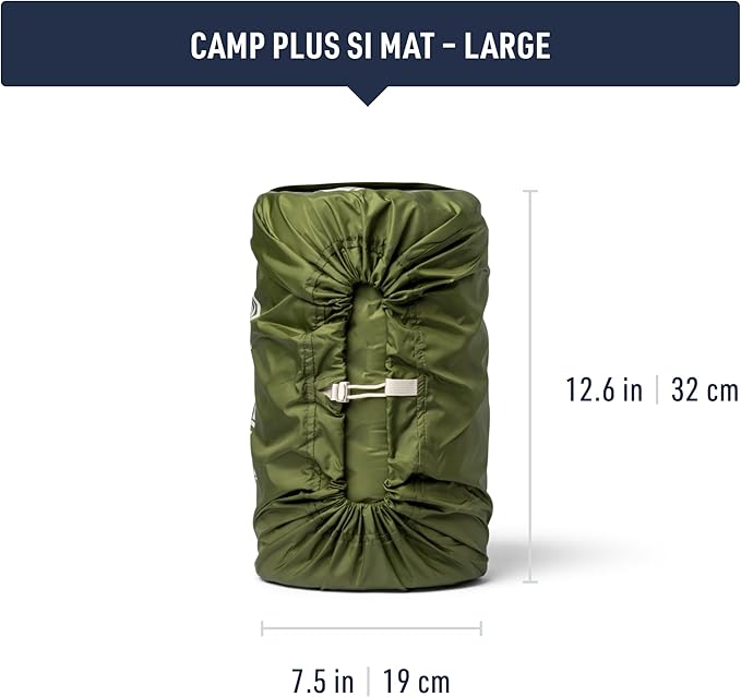 Sea to Summit Camp Plus Self-Inflating Foam Sleeping Mat for Camping - Tapered - Large (78 x 25.2 x 2.6 inches)