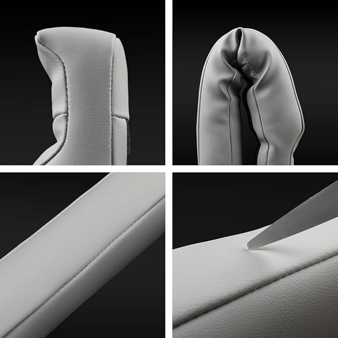 2Pack Leather Car Seat Gap Filler – Anti-Drop Console Organizer, Scratch-Resistant Waterproof Easy to Clean, Fits 90% Vehicles Without Blocking Seat Movement