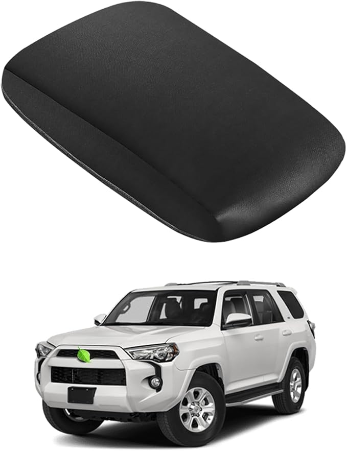 Autorder Center Console Armrest Cover for Toyota 4Runner 2010-2022 2023 2024 Accessories Armrest Pad Anti-Scratch Middle Console Pad Leather Center Console Protector